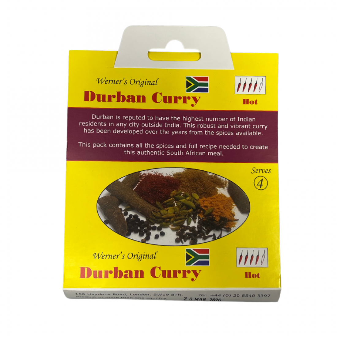Werners Durban Curry - Hot