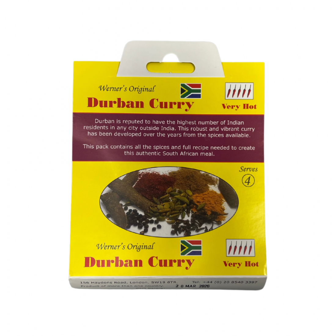 Werners Durban Curry - Very Hot