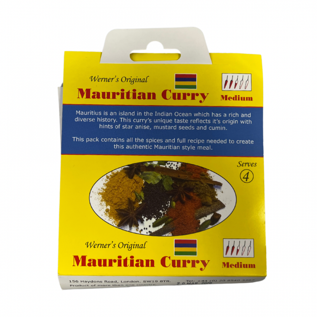 Werners Mauritian Curry - Medium