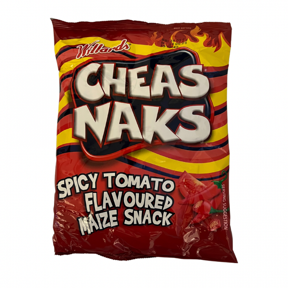 Willards Cheas Naks 135g Spicy Tomato