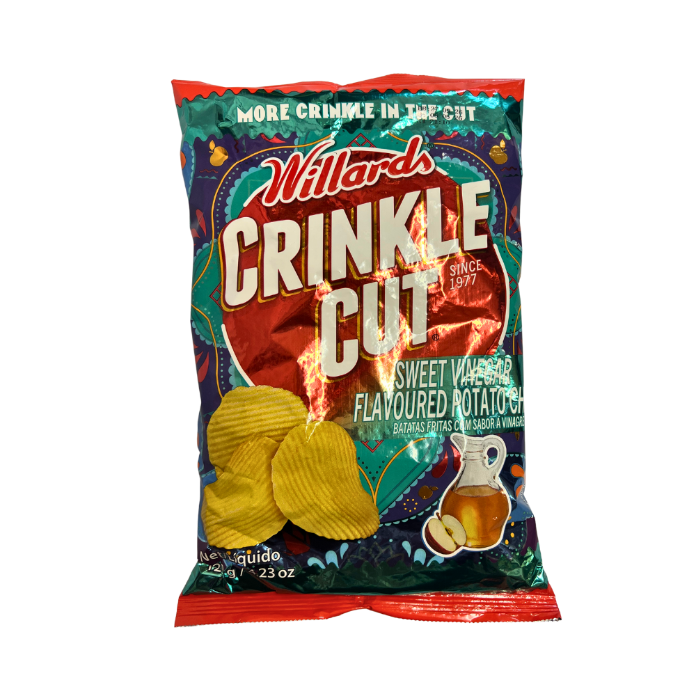 Willards - Crinkle Cut Sweet Vinegar Chips - 120g