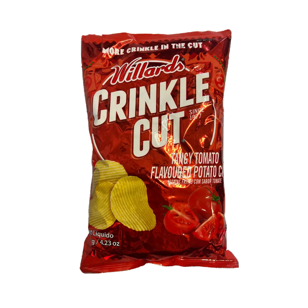 Willards Crinkle Crisps - Tomato - SA (Reduced)