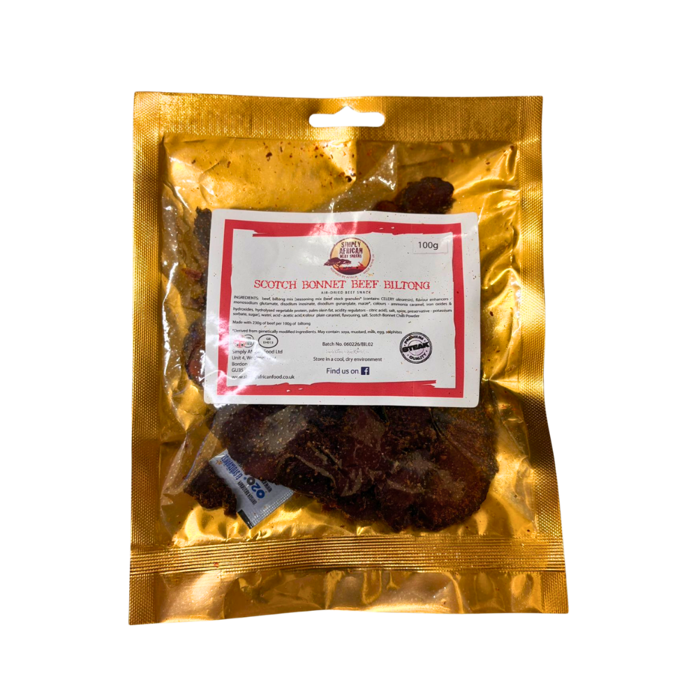 Pre-pack Beef Biltong 100g