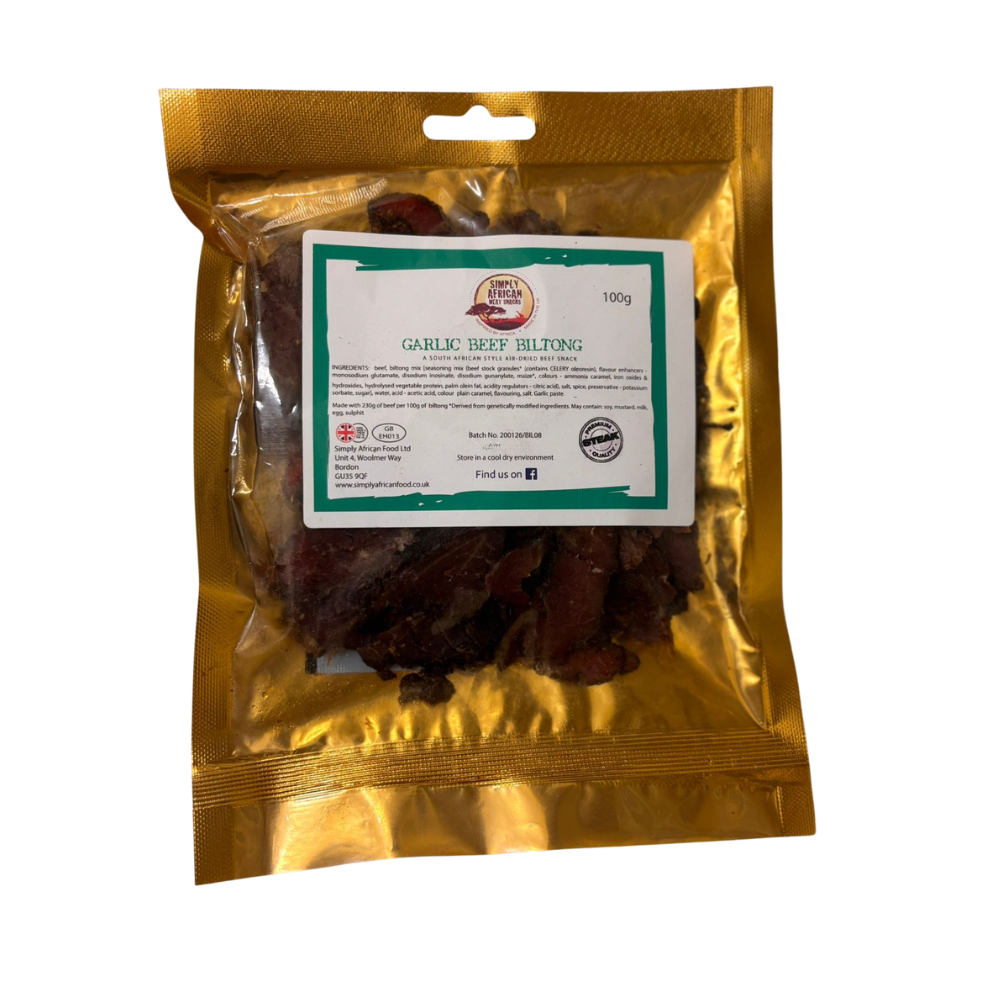 Pre-pack Beef Biltong 100g