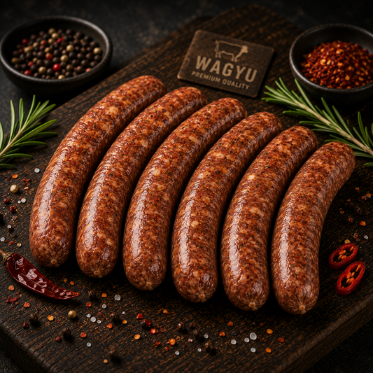 Wagyu - Spicy Sausages  - 6 pack (frozen)