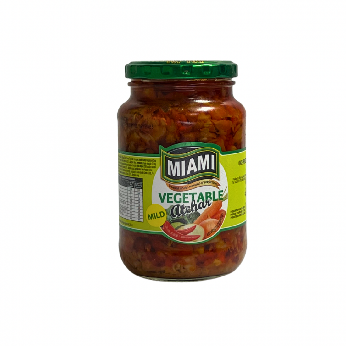 Atchar Label Miami Veg Atchar 380g - Mild – No 1 South African Shop
