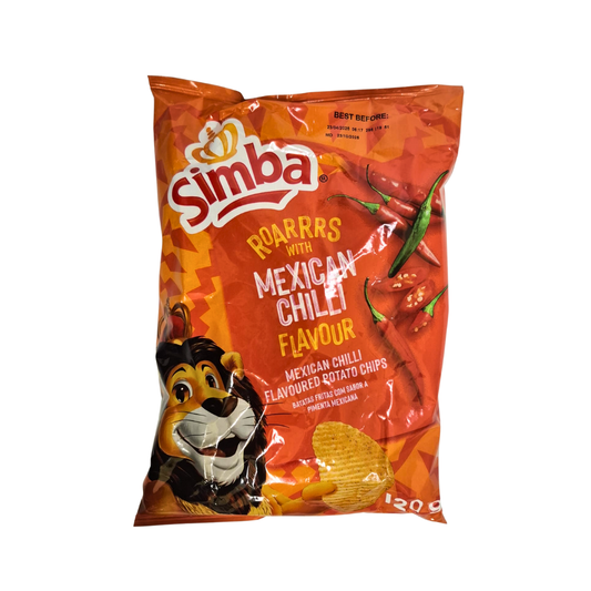 Simba Crisps 120g - Mexican Chilli