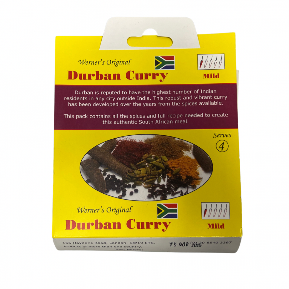 Werners Durban Curry - Mild