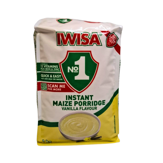 Iwisa Maize Meal Instant 1kg Vanilla